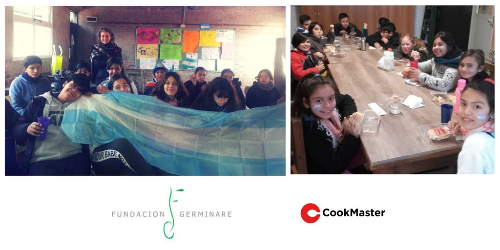cookmaster_ar's tweet photo. La Fund Germinare brinda a niños de bajos recursos la oportunidad de progresar a través de la educación. Nosotros sabemos que una alimentación saludable favorece su desarrollo cognitivo y rendimiento escolar. Trabajamos juntos en el Programa Agentes de Cambio por un futuro mejor! https://t.co/zRBcLn3r4T