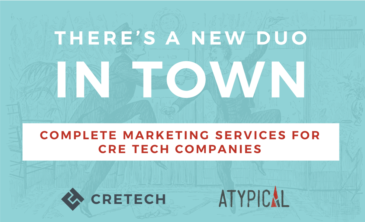 #CREtech and ATYPICAL Announce Joint Venture To Provide Expert #Marketing Solutions For #RealEstate #Tech Companies ow.ly/TrMV30kBraU #technology #CRE <a href="/atypicalsocial/">ATYPICAL</a>