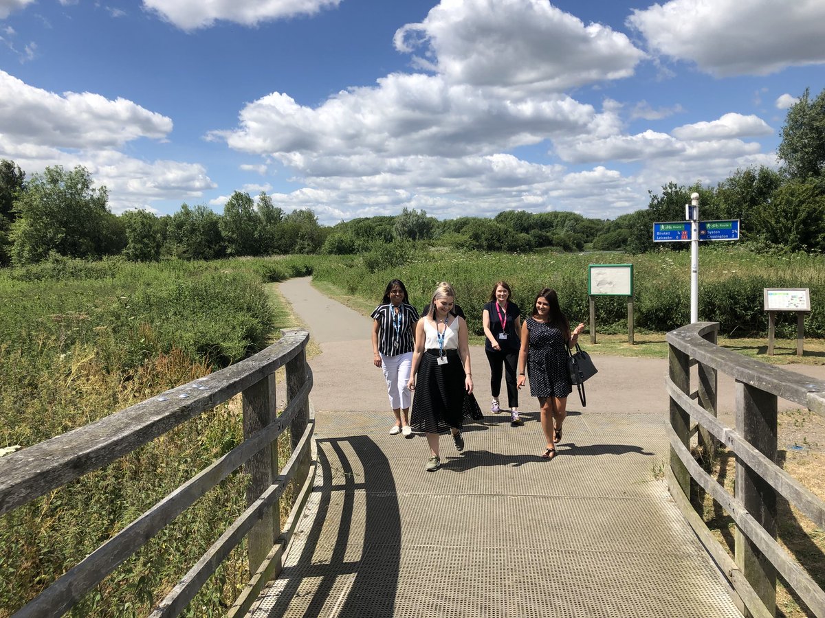 Lunchtime walk around Watermead Park as part of the AMH&amp;LD health and well-being group. Lovely walk with great company. We will be organising more dates.  <a href="/LPTHWB/">Health & Wellbeing Team</a>  <a href="/LPTnhs/">Leicestershire Partnership NHS Trust</a>