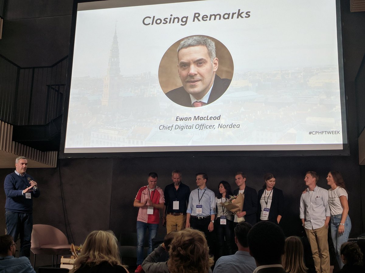 luftige's tweet photo. Thanks for all your effort - amazing what you have accomplished in Cph. Hurrah for the @CphFinTech team  #cphfintechweek  - closing remarks from @Ew4n https://t.co/N5Us4Yd7k2