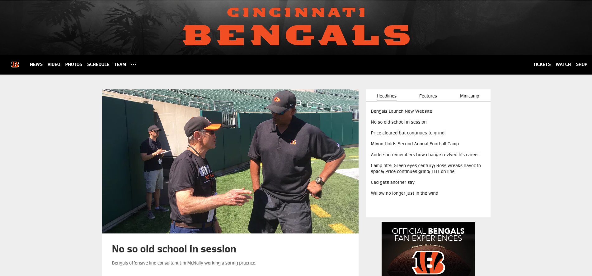 Cincinnati Bengals on Twitter "Bengals Launch New Website https//t.co