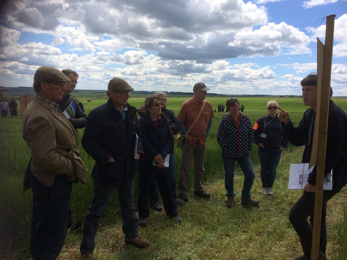 <a href="/helenfh/">Helen Holmes</a> discusses N &amp; S mgmt for spring barley at the <a href="/ADASGroup/">ADAS</a> High Mowthorpe open day.