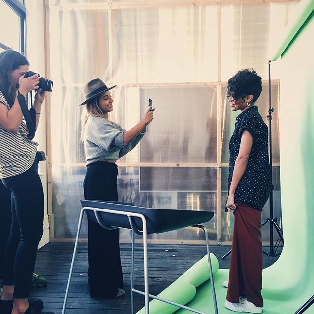 #tbt @cyndiramirez of <a href="/chillhouse/">chillhouse</a> having a shoot at Projective. #lowereastside #projectivespace #projectivemembers #nyc #newyork bit.ly/2tga3GP #projectivespace