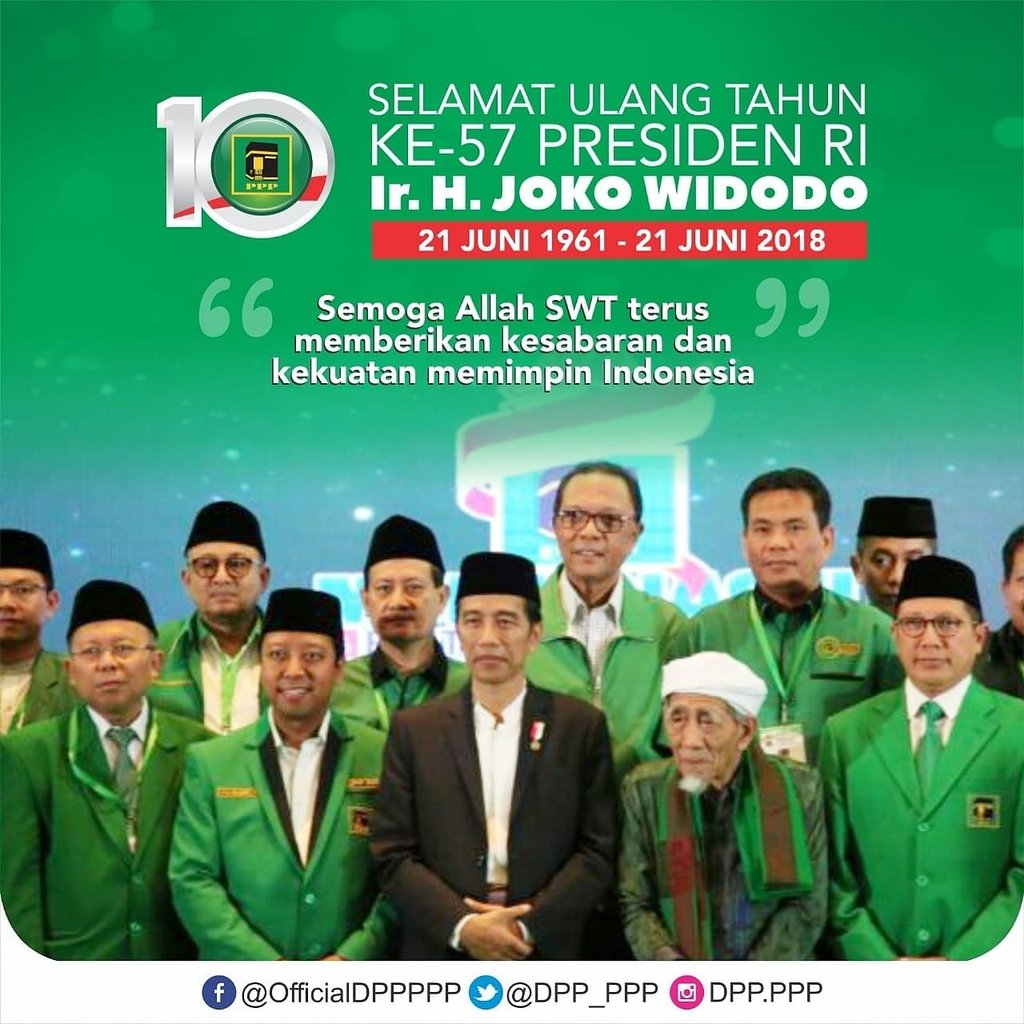 dpcPPPkabpas's tweet photo. Selamat ulang tahun bapak presiden @jokowi salam dr militan @MRomahurmuziy
#ultahjokowi
#miladjokowi
#presidenRI
#pppforjokowi
#salam2periode
#romahurmuziyforjokowi
#gusromy
#sahabatromahurmuziypasuruan
#sgrpasuruan
#ppp
#pppbejo
#bersamajokowi
#bapakpembangunanIndonesia https://t.co/a2s1dDAkTj