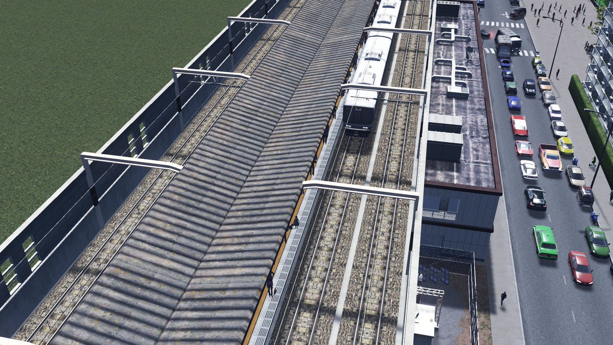 きつねぜ Konfox0527 Ec3 Ed3 通過線付き高架駅モジュールを公開しました 複々線 外側通過線 内側通過線どちらにも対応した疑似1 5タイル の駅です ところで皆さんは急行線は内側派 外側派 Citiesskylines T Co U6pl42xbk3 T Co
