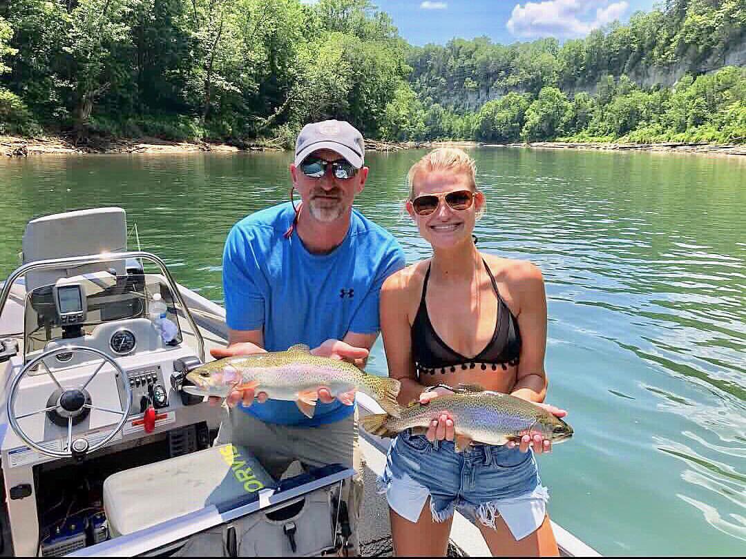 BRFlyFishing's tweet photo. Heath Young (@skinnywatertrout) and his daughter Dallas  (@dallz.young_) caught some bruisers on the Cumberland this weekend for  Father’s Day! 

#brff #BRFFamily #blueridgeflyshop #blueridgeflyfishing  #blueridgemountains #blueridgegeorgia #flyshop #flyfishing #guidedfishing https://t.co/dm1OPh15Yg