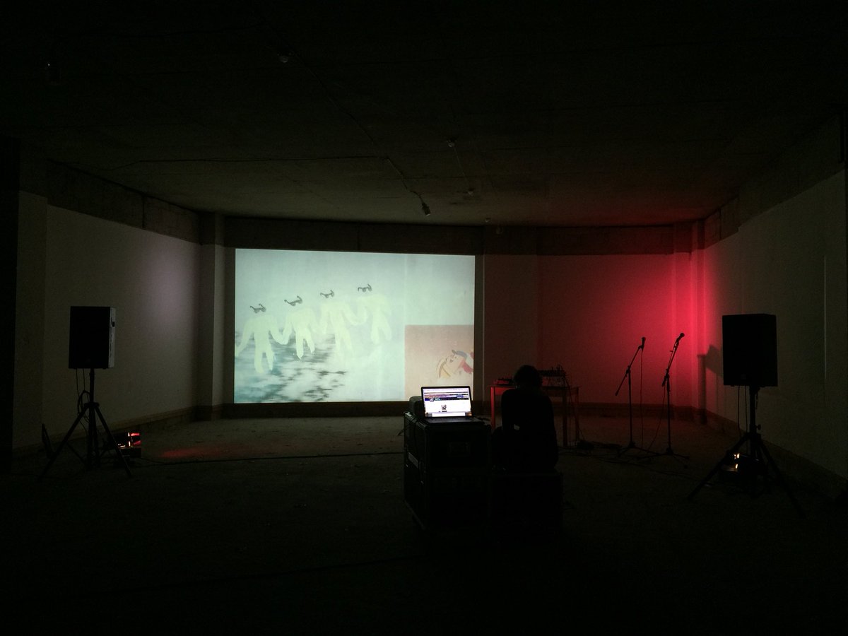 p_i_projects's tweet photo. Setting up PIP 1. Harriet Rickard at 34 Boar Lane, doors at 19.00 for a 19.30 start. Tonight, on the longest day of the year 🌝 #PoorImageProjects #artistfilm #perfomance @Leeds_List @EastStreetArts @lumenarts @axisweb @The_Tetley @NewContemps @SladeSchool @LeedsInspired https://t.co/fHV78zp5sg