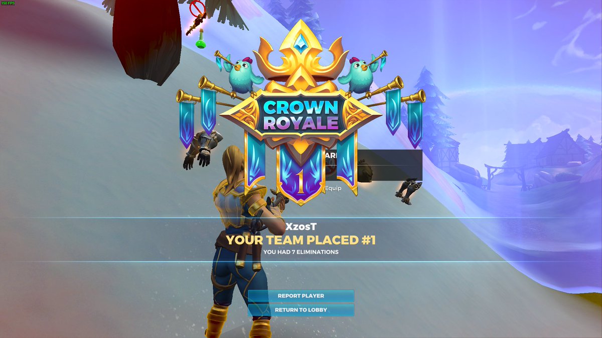 JR3IGNZ's tweet photo. 7 frag crown royale 3rd today #LinDirK #RealmRoyale https://t.co/EKo0Oub7yW
