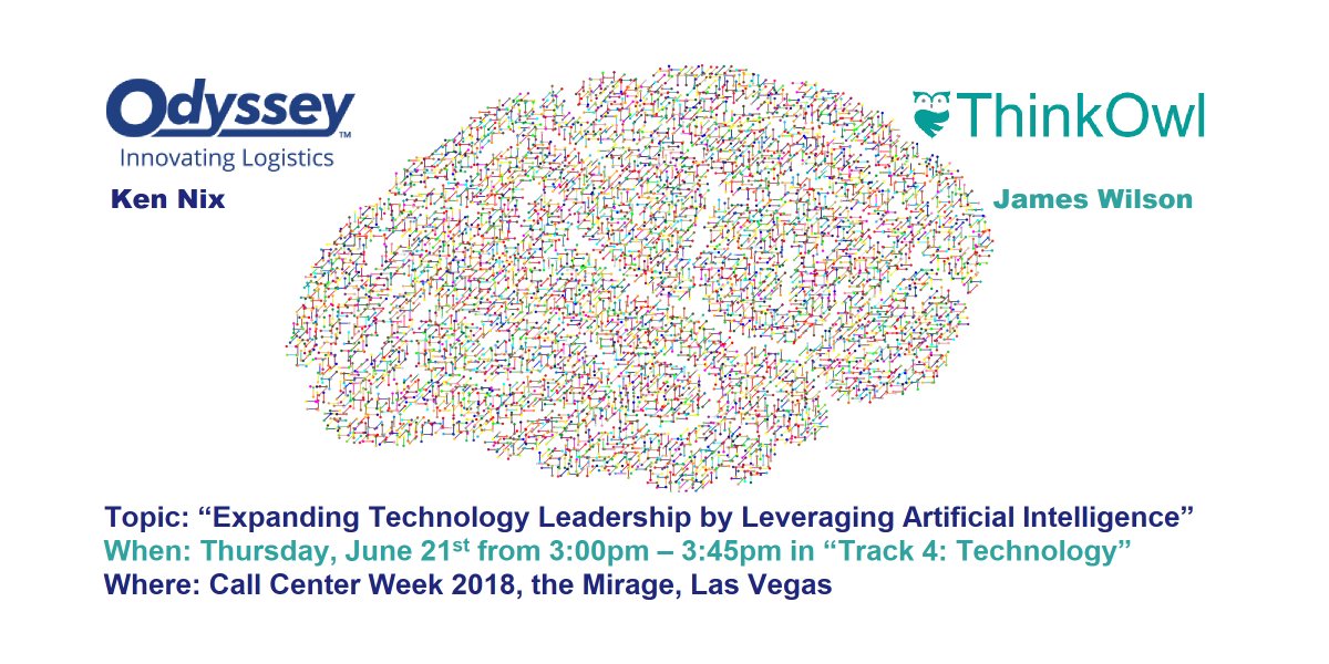 4CallCenterPros's tweet photo. Please come and see ITyX speak today at Call Center Week, 3PM in track 4.

Ken Nix, VP of Finance and Technology will be speaking on the ITyX document automation and also the ThinkOwl his company is running. I will be there to answer any tech questions. #ccw18 https://t.co/D4JHsgMGrx