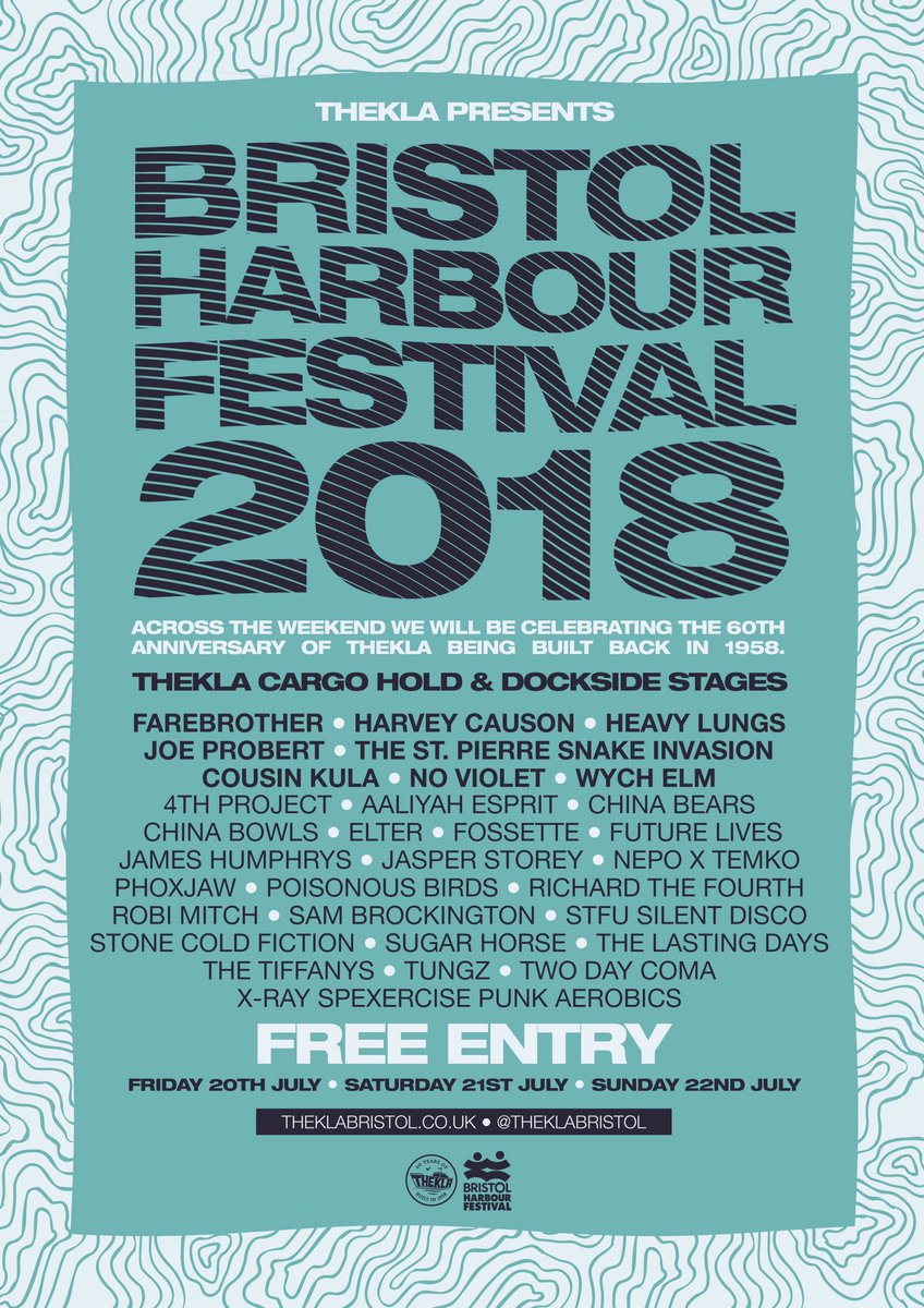 HARBOUR FESTIVAL - We'll be closing the dockside stage on Sunday 22nd July. Free entry 🎸☀️