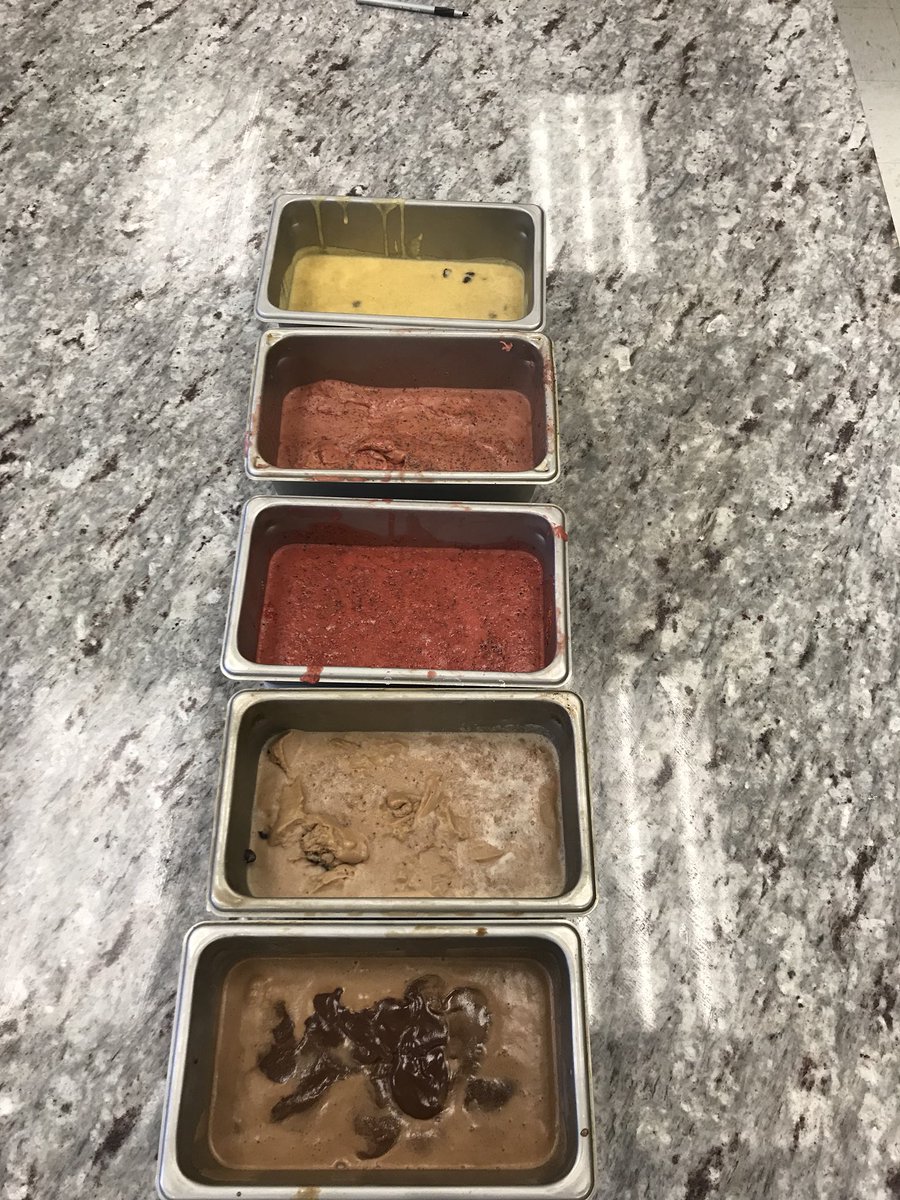 HVACTC's tweet photo. We are finishing the day with ice cream but it needs to thaw a bit so we can scoop it😂@ Bakingchefjay @CCPSCTE @ColleenBryant16 @Holicky @PBL_Peyton @CATEC_Culinary @ccpsinfo @Dr_Eckert_CTE @ChesterfieldVa @BraveTart @seriouseats @ServSafe #BakingSummerCamp https://t.co/xlPUSByqqF