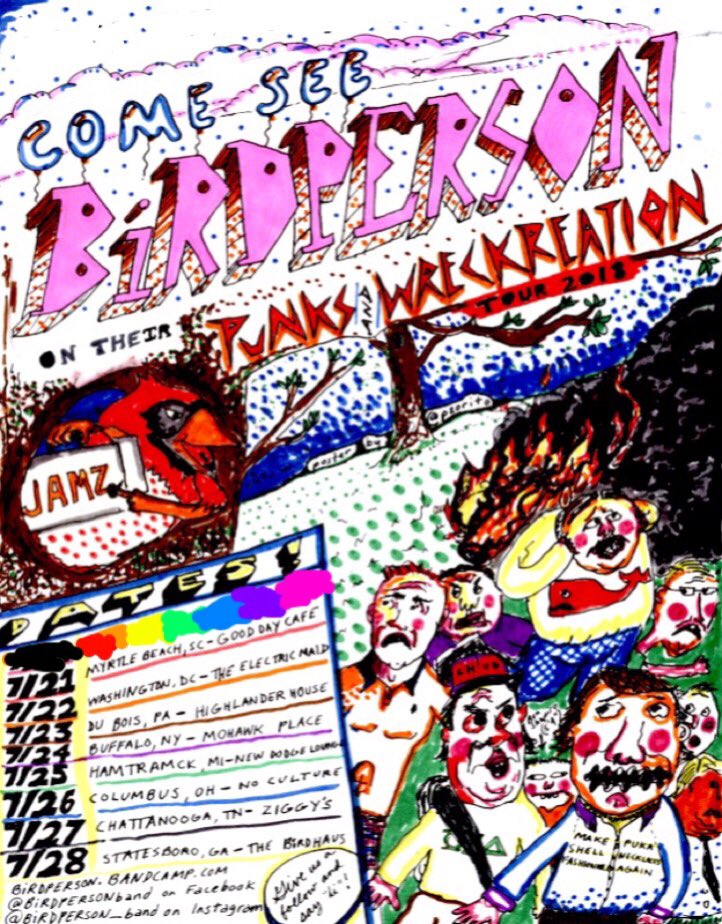 _Birdperson_'s tweet photo. We're going on tour again!! Come see us in these cities, friends!!!!! 💜💙💜💙 https://t.co/3QDGSPaSli