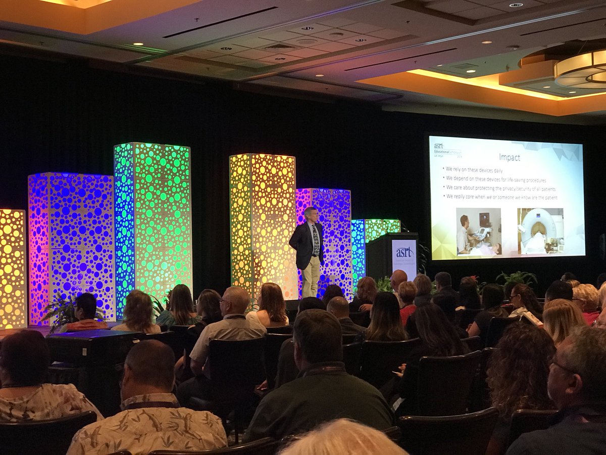 JeakersJanet's tweet photo. @ASRT #ASRT18 opening session! Cyber Security in Healthcare https://t.co/ZlKiEpYZWR