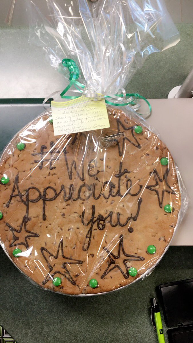 NatalieBouch94's tweet photo. HUGE Cookie for today #EAW 💚 @MissCanadaPlus @CobyHawkins_TD @AIacobelli_TD https://t.co/lZPtPdZJzK
