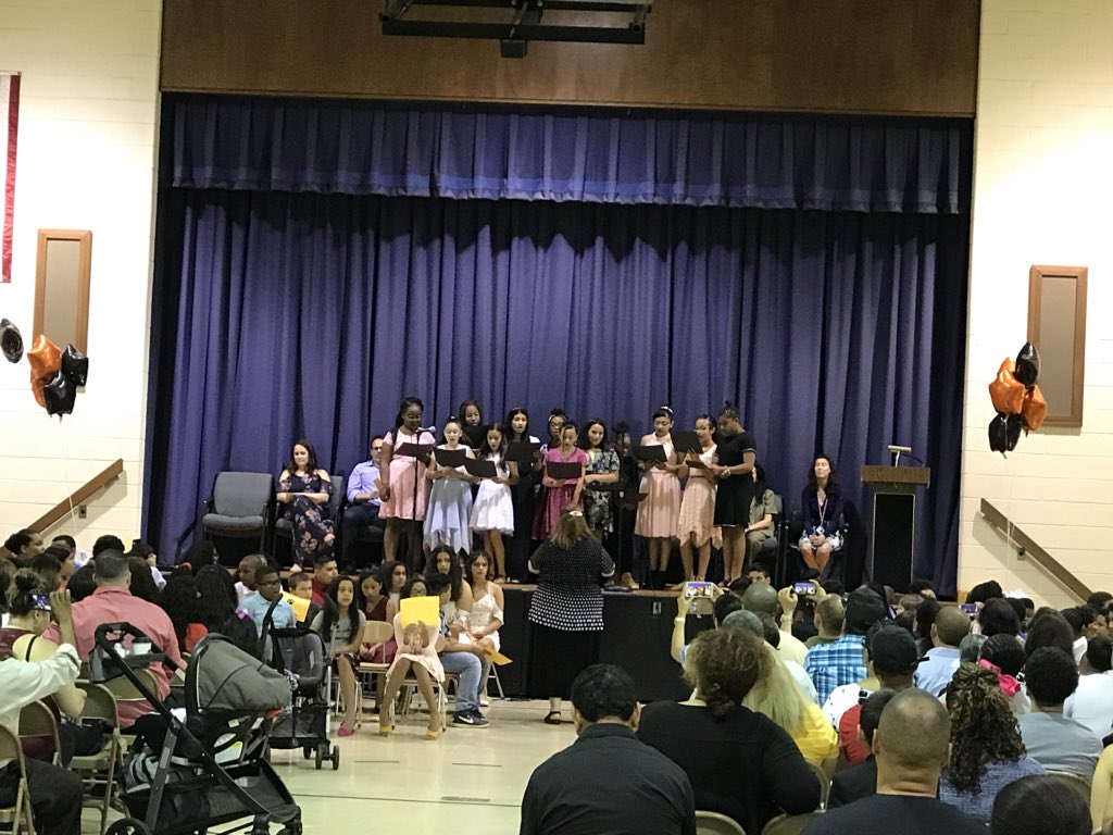 Congrats to the Rising 6th Graders from @GEWILSONSCHOOL  We’re so proud of your hard work and kindness to each other! Dream Big and Work Hard! 🧡🖤 Get ready @grice_htsd and @Reynolds_HTSD We’re sending you our finest! <a href="/mrsbeal20/">Larissa Beal</a> <a href="/MrJasonPascal/">Mr. Jason Pascal</a> <a href="/WeAreHTSD/">WeAreHTSD</a> #HTSDpride