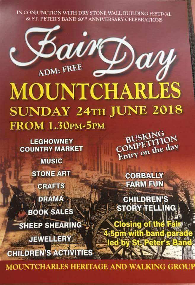 #Mountcharles Fair Day this Sunday.