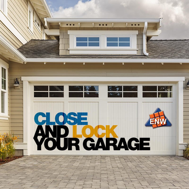 enwatchInfo's tweet photo. This weather is a great excuse to get out an organize the garage! Make sure you lock it when you leave though! Even if you're just going inside for a minute! https://t.co/pHAMZyZgqw