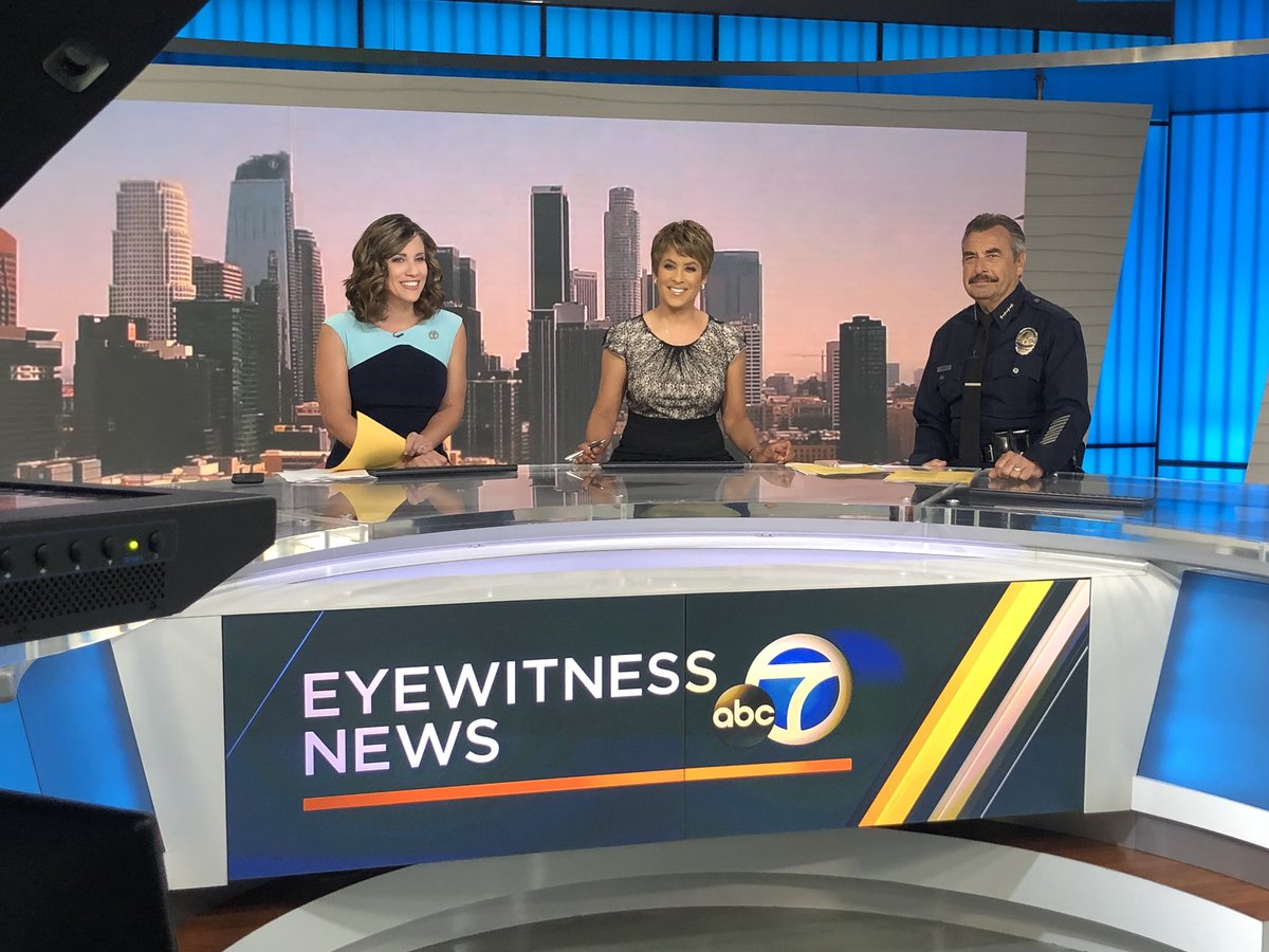 #HappeningNow -#LIVE on-air with <a href="/ABC7/">ABC7 Eyewitness News</a> for my final monthly meeting. Thank you to the entire <a href="/ABC7/">ABC7 Eyewitness News</a> team for allowing us to stop by, and give an update on all things #LAPD for past 8 years. Tune-in for a special weather report as well