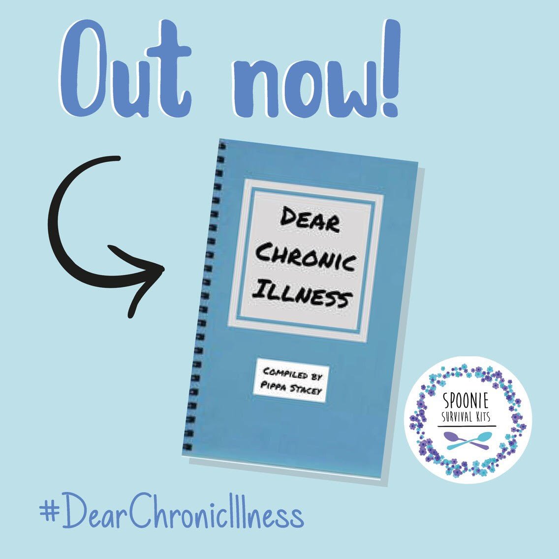 SevenSpoonsChat's tweet photo. The lovely Pippa from @SpoonieSurvival has released her own book: Dear Chronic Illness! Find out more in our latest blog post: https://t.co/n5bEmAVPoc #Spoonie #SevenSpoons #SpoonieSurvivalKits https://t.co/AortsY3S5H