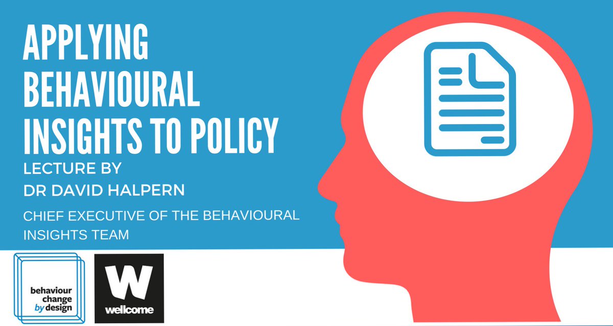 Don't forget to sign up to the first Behaviour Change by Design Annual Lecture here: bcbdlecture2018.eventbrite.co.uk 

<a href="/wellcometrust/">Wellcome</a> <a href="/MarteauTM/">Theresa Marteau</a> <a href="/GJHollands/">Gareth Hollands (moved to Bluesky)</a> <a href="/PaulPcf22/">Paul Fletcher</a> <a href="/MarcusMunafo/">Marcus Munafò</a>