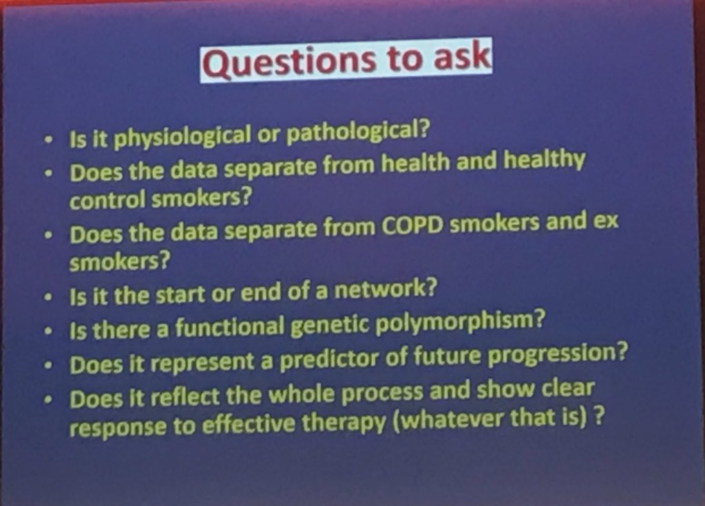 banavarrete's tweet photo. Para los que quieran investigar sobre biomarcadores en #EPOC, aquí tienen un gran campo de investigación con muchas preguntas que contestar #COPD11 https://t.co/EiQpVtrUXE