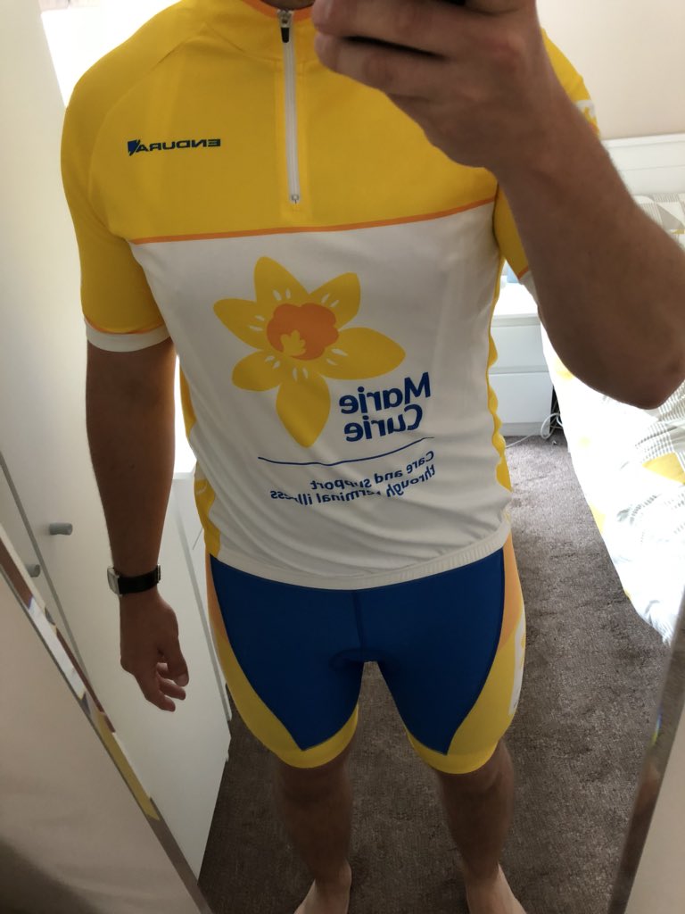Mouls93's tweet photo. Kit has arrived for Ride London! 🚴🏼‍♂️🌼 if you can spare a few quid, please help me to my £750 target 🎯 https://t.co/nnNaSMPIOb 👍🏽💛 https://t.co/s4IhBqdPnn