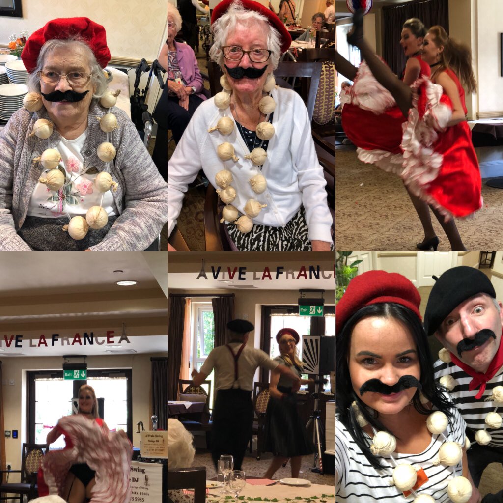 Bonjour Bramhall🇫🇷 fabulous afternoon with the can can girls. Our French resident looked fantastic! @SunriseSrUK @jgh1971 @LinaKlen  @bradley03071971 #sunriseofbramhall #SummerSolstice #WorldMusicDay2018