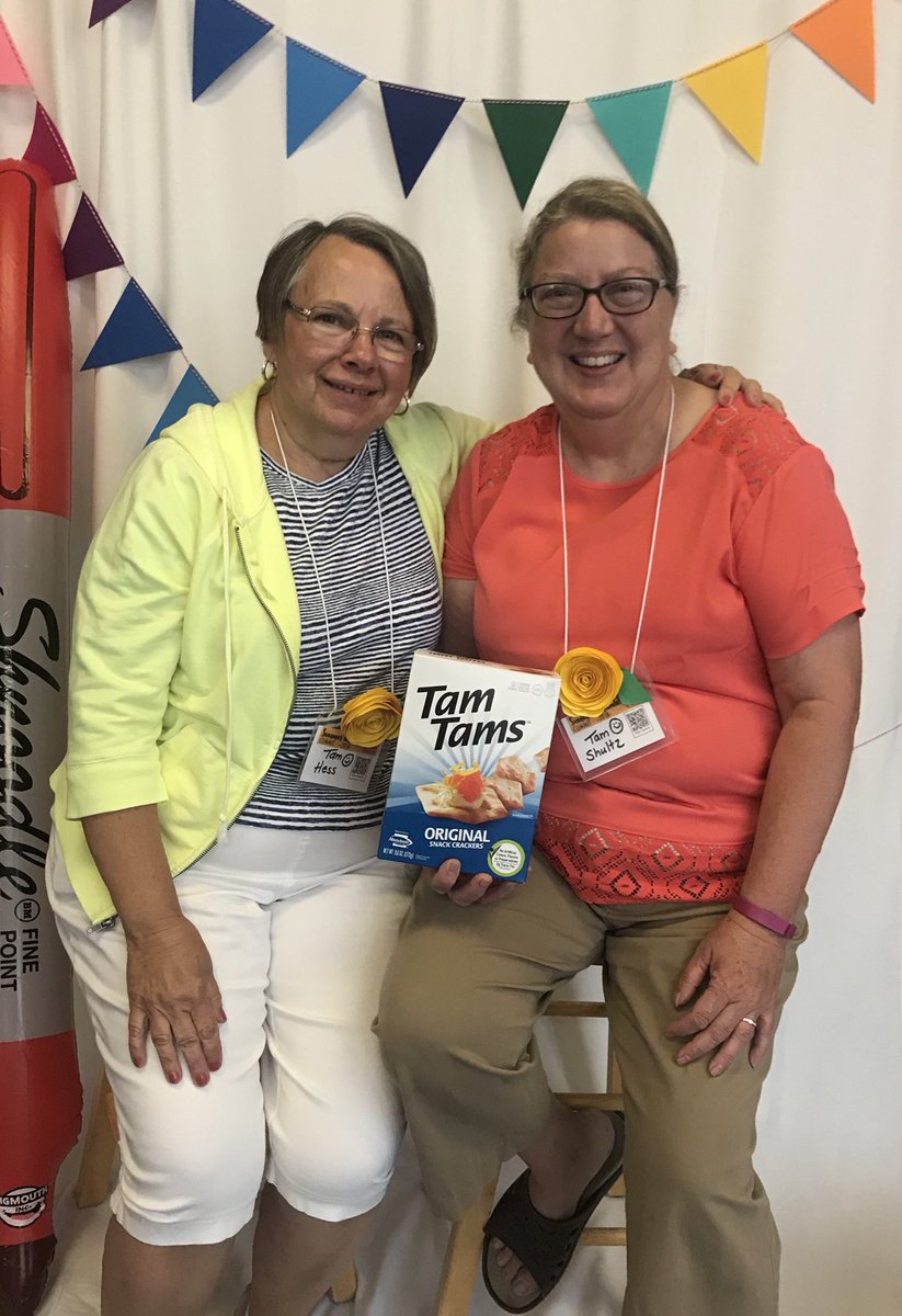 khorrell's tweet photo. Don’t we have the best greeters? Be sure to stop by and say hello to our front desk ladies, “The Tam-Tams!” #theleadlearners #AllWrite2018 @ruth_ayres @IngaOmondi @TheLeadLearners https://t.co/49ymZc8kwJ