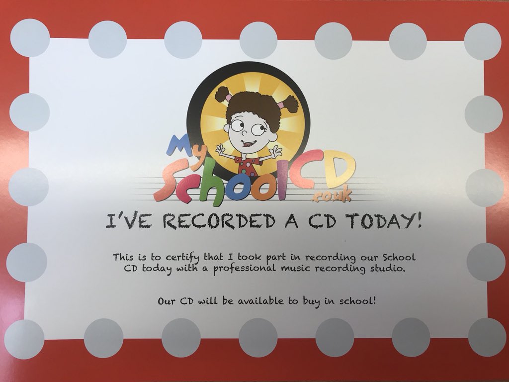 goodyers_end's tweet photo. Thanks @MySchoolCD for a fantastic recording session yesterday! We sang our hearts out and are so excited to hear the finished results! Buy your copy of our exclusive CD now - letters are in the office! https://t.co/3EL5CyJOy3