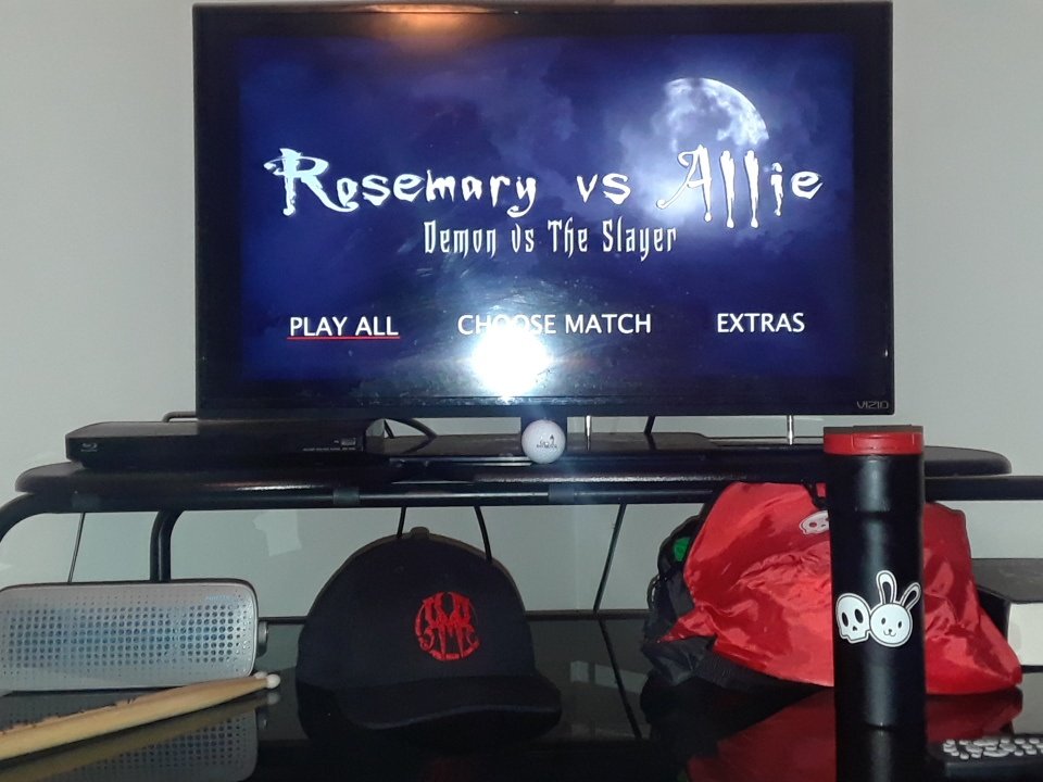 RickyDeathcore0's tweet photo. Starting off celebrating my 18th birthday the right way! With a #stabintheheart in my @DemonxBunny tumbler and watching one of my all time favorite rivalries, @WeAreRosemary vs @AllieImpact Demon vs The Slayer πXπ° https://t.co/Ww02Bd5wGh