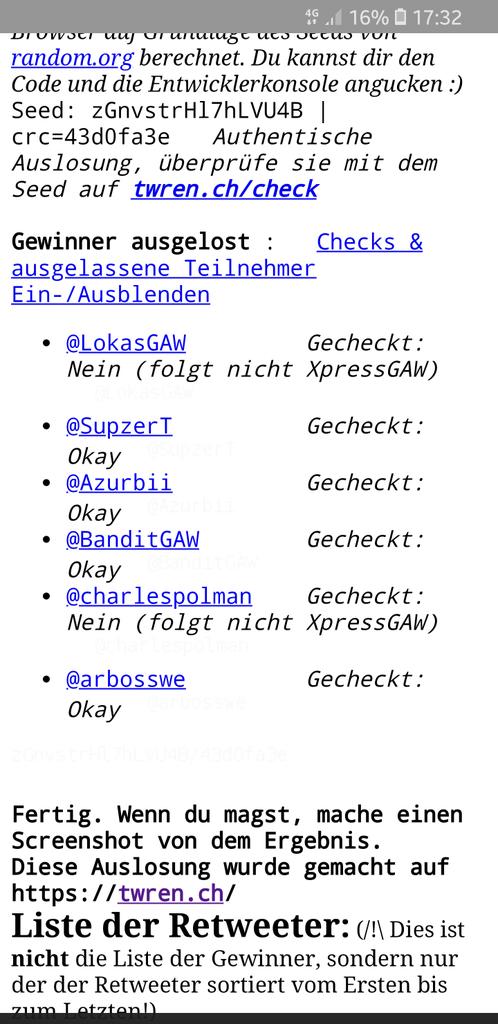 XpressGAW's tweet photo. Hier die Gewinner meldet euch per DM https://t.co/kveHSywToq