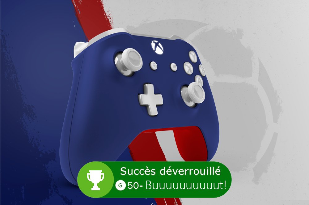 XboxFR's tweet photo. Et c'est le premier but ! 
RT &amp; Follow pour tenter de gagner un mois de #XboxGamePass ! ⚽ ⚽ #franceperou https://t.co/diPrqVYVtF
