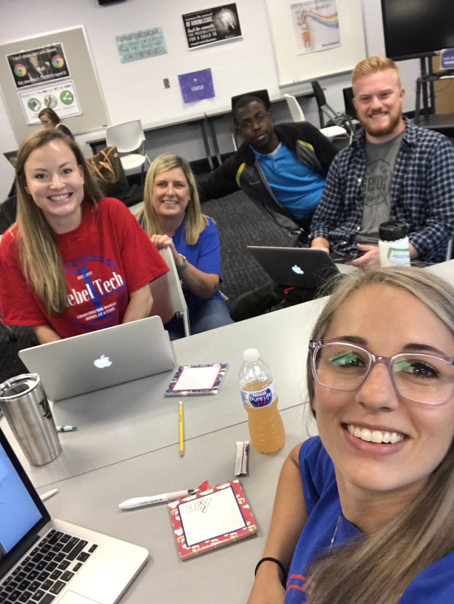 Blazethru5th's tweet photo. Getting our #professionaldevelopment on! @RebelTechU #RTU2018 @vhcsf thank you for the goodies this year! ❤️@VhecTech https://t.co/FVruyy3t4b