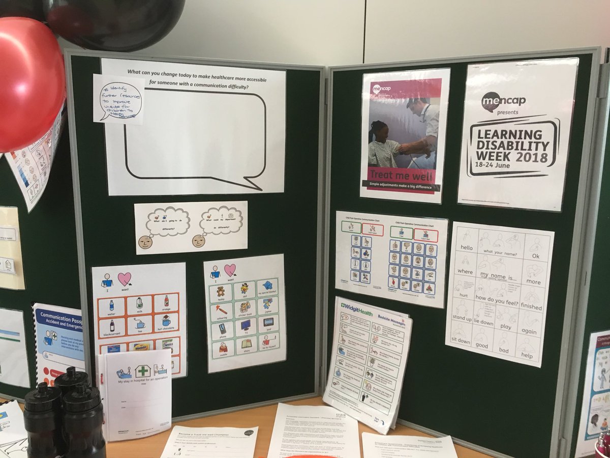 anna_westaway's tweet photo. We’ve had such a busy day at @SheffChildrens for @mencap_charity #LDweek #treatmewell . We use resources from @WidgitHealth which are readily available for supporting communication in healthcare and make our own personalised ones with @Widgit_Software #slpeeps #wespeechies https://t.co/UO8fkq9Ok9