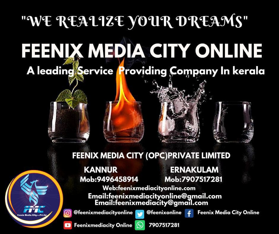 feenixmediacity's tweet photo. WE REALIZE YOUR DREAMS
A leading service providing company in Kerala
FEENIX MEDIA CITY ONLINE
+91 7559908914
+91 8606513428
#feenixmedia #filmproduction #shortfilmmarketing #videoediting #marketingcampaign #online #feenixmediacityonline #feenixdigitaqlmarketing #webpromotions https://t.co/4y2gMyZ2sf
