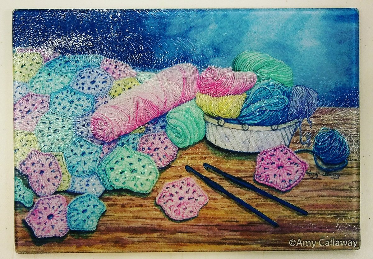 AmysART96's tweet photo. @AmysART96 @BransonRegister @bransonmissouri @BransonMill @MissouriLife   #crocheting #watercolor ©AmyCallaway #TemperedGlassCuttingBoard #sublimation #Ozarks #artisans #demonstratingartist #BransonMill #BransonMissouri #visitmissouri #customorders @wolvenwriting #classes https://t.co/5P5GM702BZ
