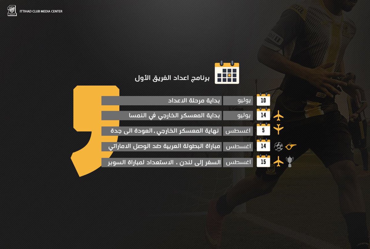 ittihad's tweet photo. برنامج إعداد الفريق الأول لكرة القدم https://t.co/8n8DrSKOTj