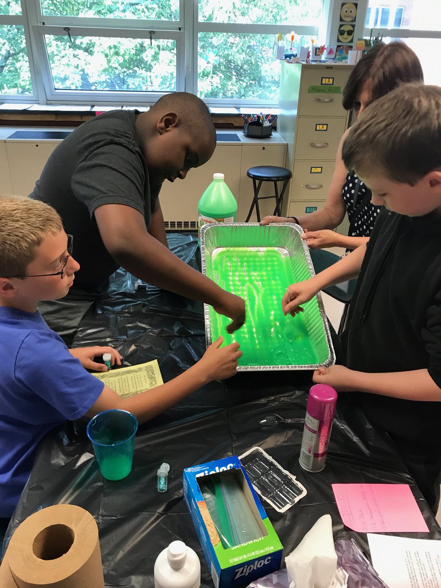 PrincipalofWMS's tweet photo. Making slime in Grade 5!! #funinjune #mccarthypride #lovescience https://t.co/PN83Awns4q