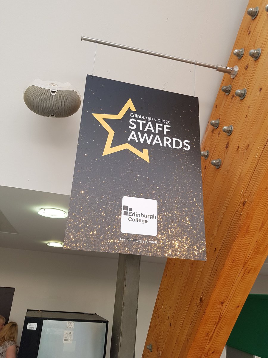edinburghcoll's tweet photo. Our staff awards were the perfect way to end #ECWorkWell. Congrats to all, thanks to all our guests and to everyone for all the ideas for ensuring good #Healthandwellbeing among students and staff. https://t.co/uaF1xnw79V