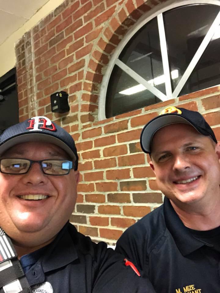 PlantationFire's tweet photo. #Rescue96 Lt. M. Mize and PM E. May celebrate #NationalSelfieDay #PFDStrong ππΊπΈ https://t.co/AJ2ch0F6Db