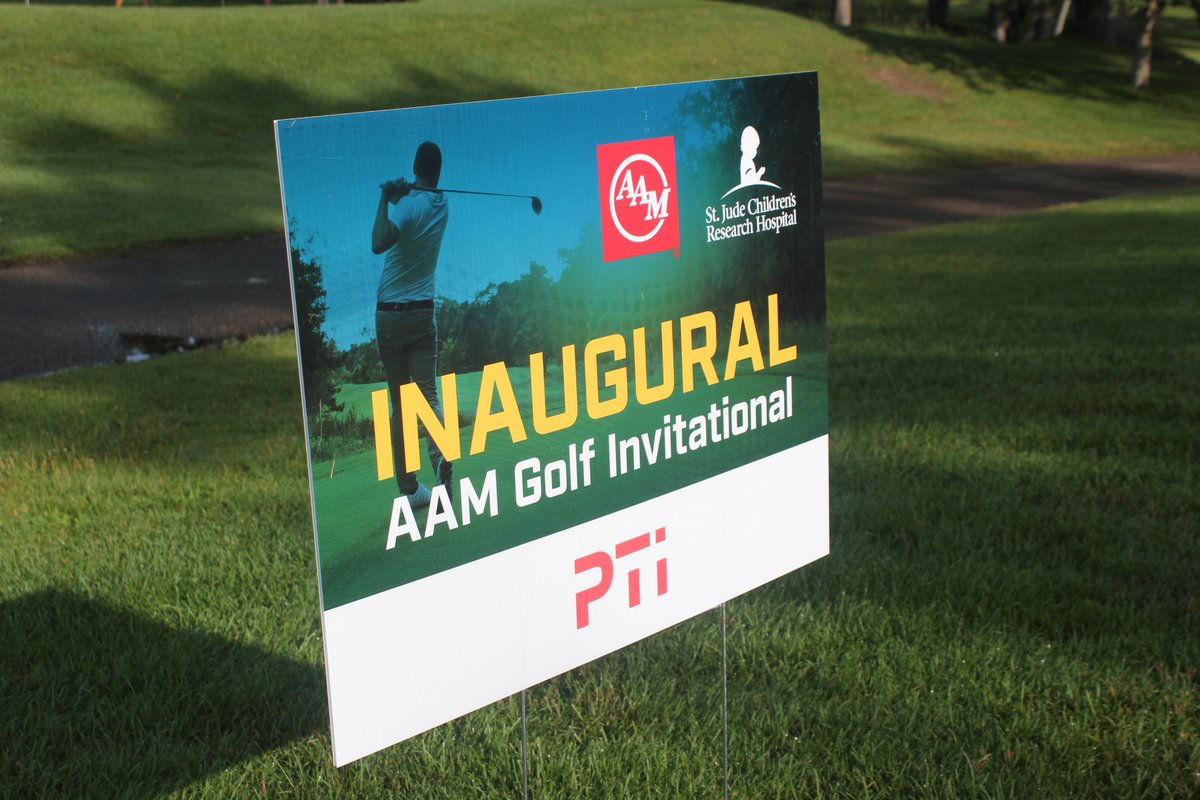 Today, we hosted <a href="/AmericanAxle/">AAM</a>'s Inaugural Golf Invitational, which helped to support <a href="/StJude/">St. Jude</a> Children's Research Hospital! #PineTrace #GolfOuting