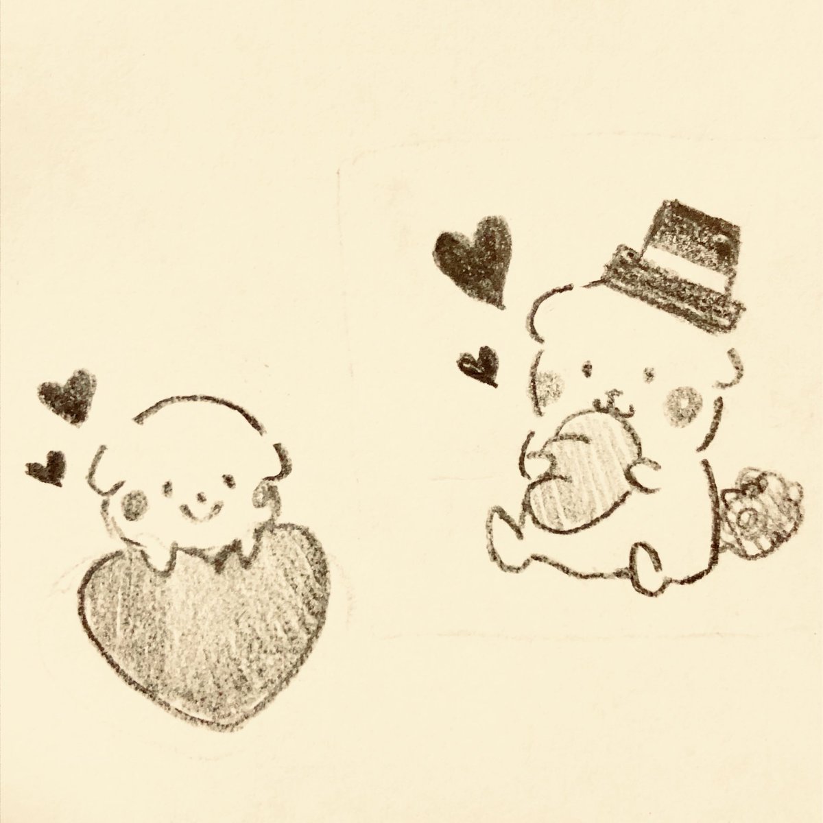 こんな落書きばっかしてる。笑
#らくがき #お絵かき 