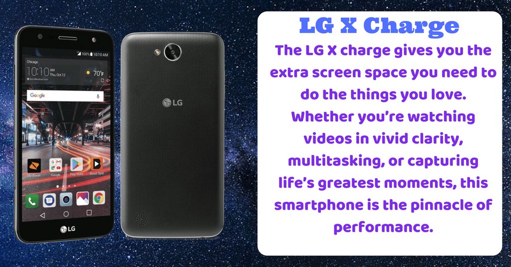 PhonesrusConroe's tweet image. Promotions on the LG X Charge! 
Switch to Boost : $29.99
New Act / Upgrade : $79.99
#boostnationevent #houtax18