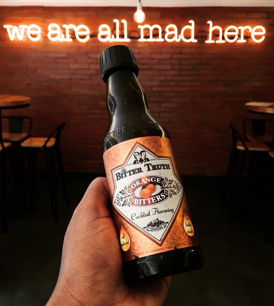 When the sign tells the story. Join the ‘mad gang’, get yourself some bitters. 
Available at barmantvshop.com.

#bitterscocktail #bittertruthbitters #thebarmantv #barmantv #lagos #lagosnigeria #bitters #cocktaillife #cocktailgram #bartenderlife