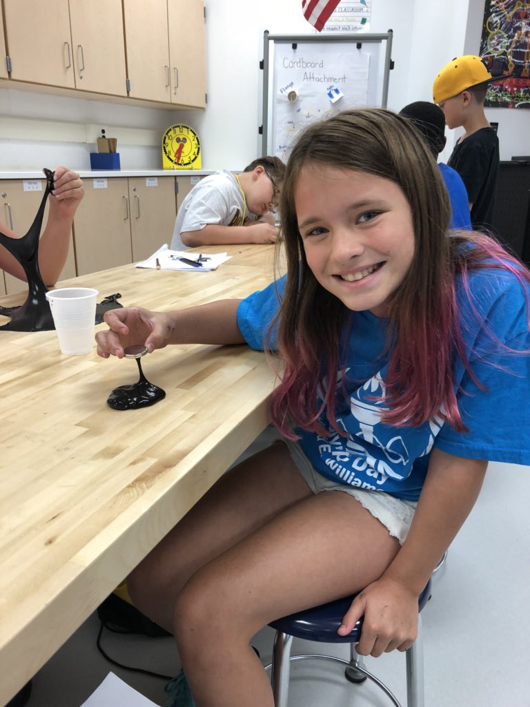 JenK3131's tweet photo. Magnetic slime was a hit!! #MontourProud #STEAMCamp https://t.co/GIkJS6stlZ