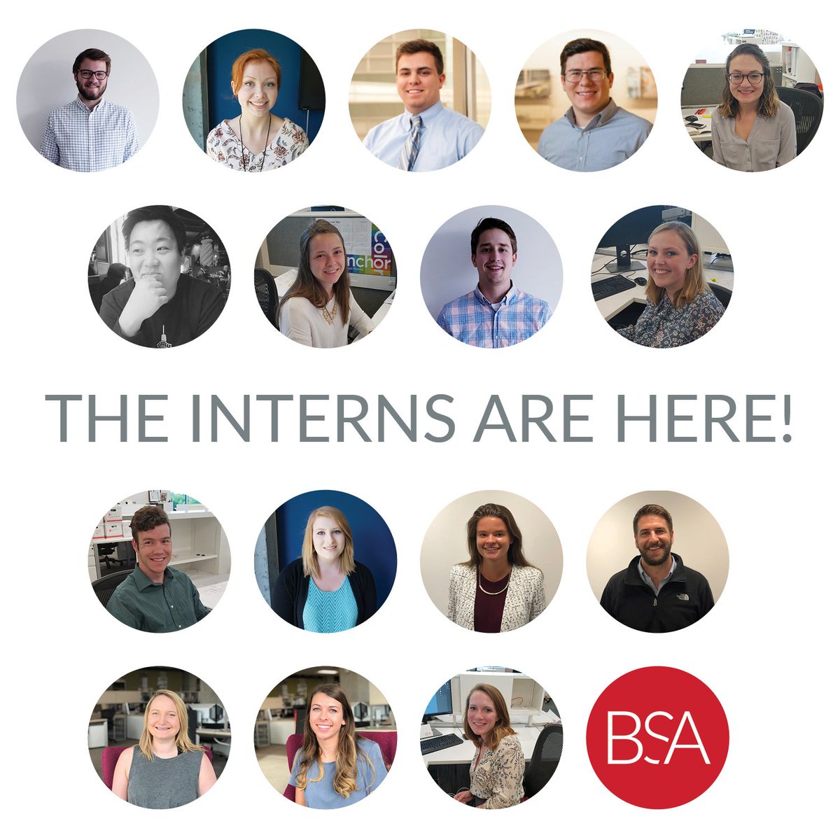 BSAbydesign's tweet photo. BSA LifeStructures is excited to welcome 16 student interns to our offices across the country. We are thrilled to be able to provide this opportunity and further connect with so much talent!  #interns #studentlife #BSALifeStructures https://t.co/9axS0Ges2d