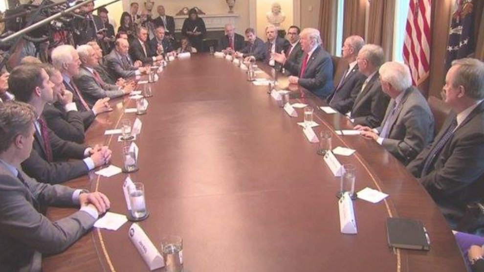 frostnhstaterep's tweet photo. Immigration meeting.  100% White men. https://t.co/wc6cPCmSld