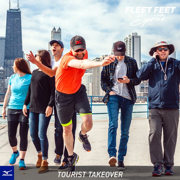 "Deciding which tourist to play Red Rover with when they are walking five wide down the Lake Front Trail." #runnerproblems #runwithmizuno #mizunorunning #fleetfeetsports