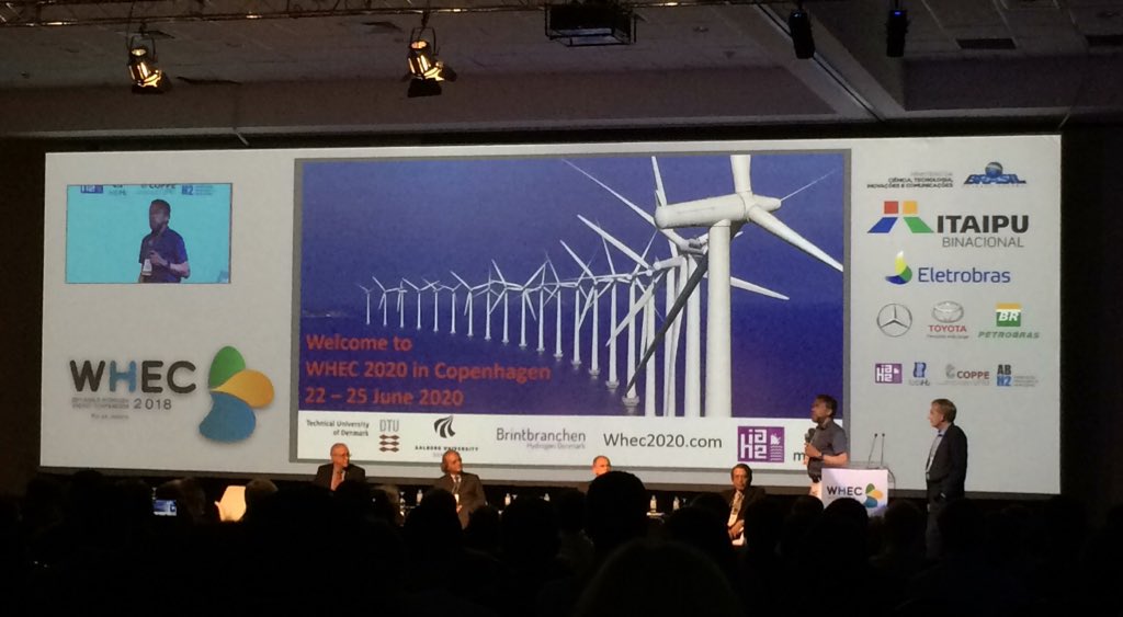 BioenergyEditor's tweet photo. And #WHEC2018 comes to an end. Thank you #IAHE, #ABH2 and @H2_Lab for another excellent event. See you in Copenhagen! #WHEC2020 https://t.co/9Ges1pE1Dt