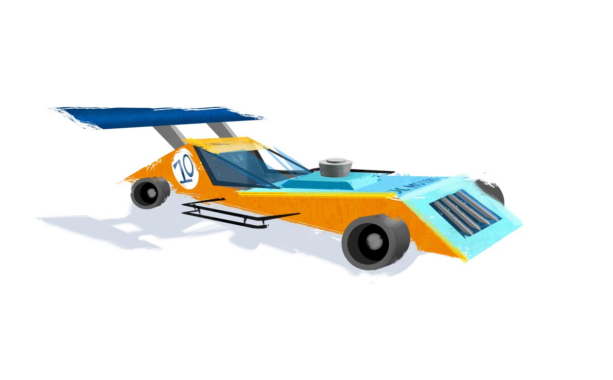 #tbt #ThrowbackThursday Toy car that I designed way back around 2012, 2013. I'm pretty surprised that I still kind of like it (I usually kind of hate my work after even 1 day passes! Haha!) #artistsproblems